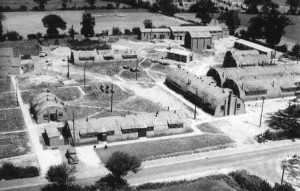  Aerial view of the base