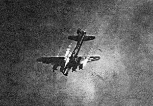 B-17 going down