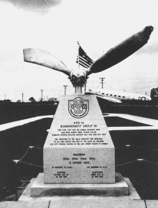 The memorial at Barksdale